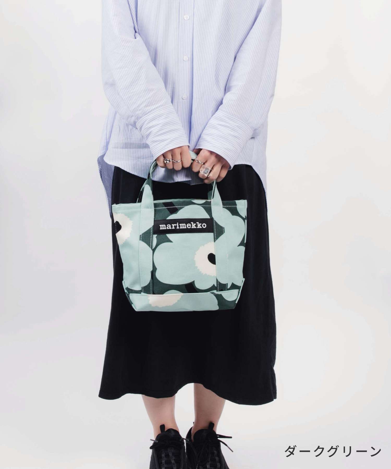 marimekko オリーブグリーン ハンドバッグ marimekko マリメッコ ショルダーバッグ グリーン系 緑 MILLI