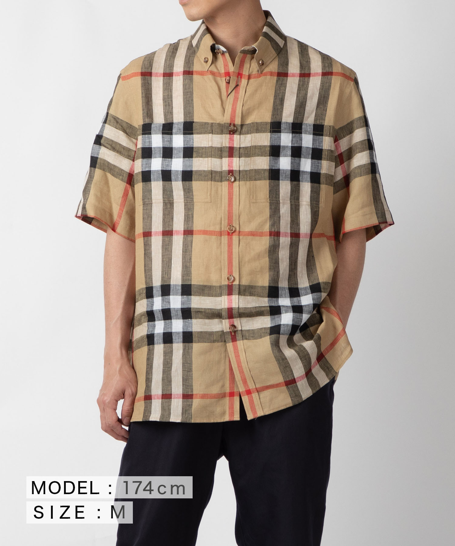 バーバリー BURBERRY シャツ 8051073 メンズ トップス 半袖