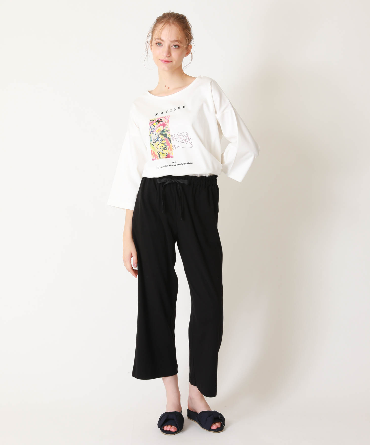 セール 30%OFF】コットンスムースオンプリントマティス