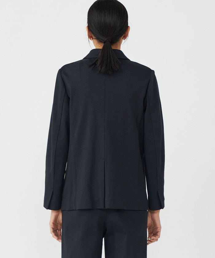 セール 40%OFF】ラッセルコットン ダブルブレストジャケット