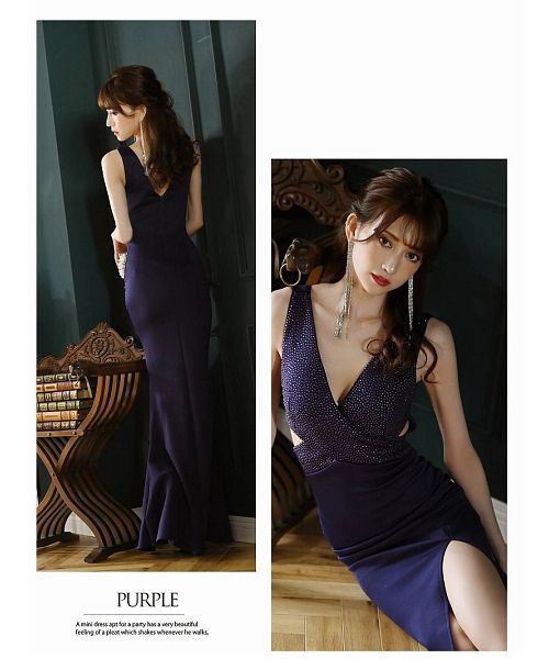 リューユ Rew-You キャバドレス ロング ロング ドレス ビジュー リューユ Rew-You キャバドレス ロング ロング ドレス ビジュー