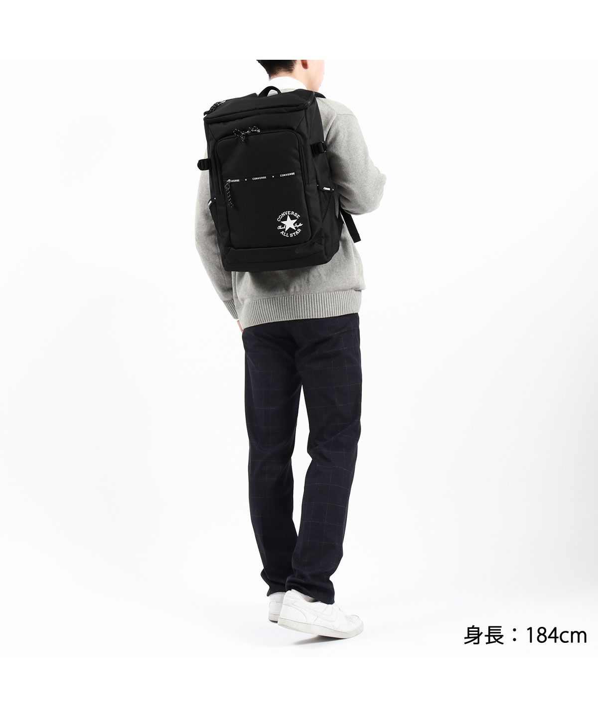 ●新品【コンバース/CONVERSE 】リュックサック/大容量３０リットル 黒 コンバース CONVERSE コンバース CONVERSE コンバース リュック