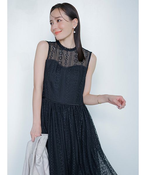 デコルテシアーブラックドレス terrace ドレス デコルテシアーワンピース : ZOZOTOWN Yahoo!店