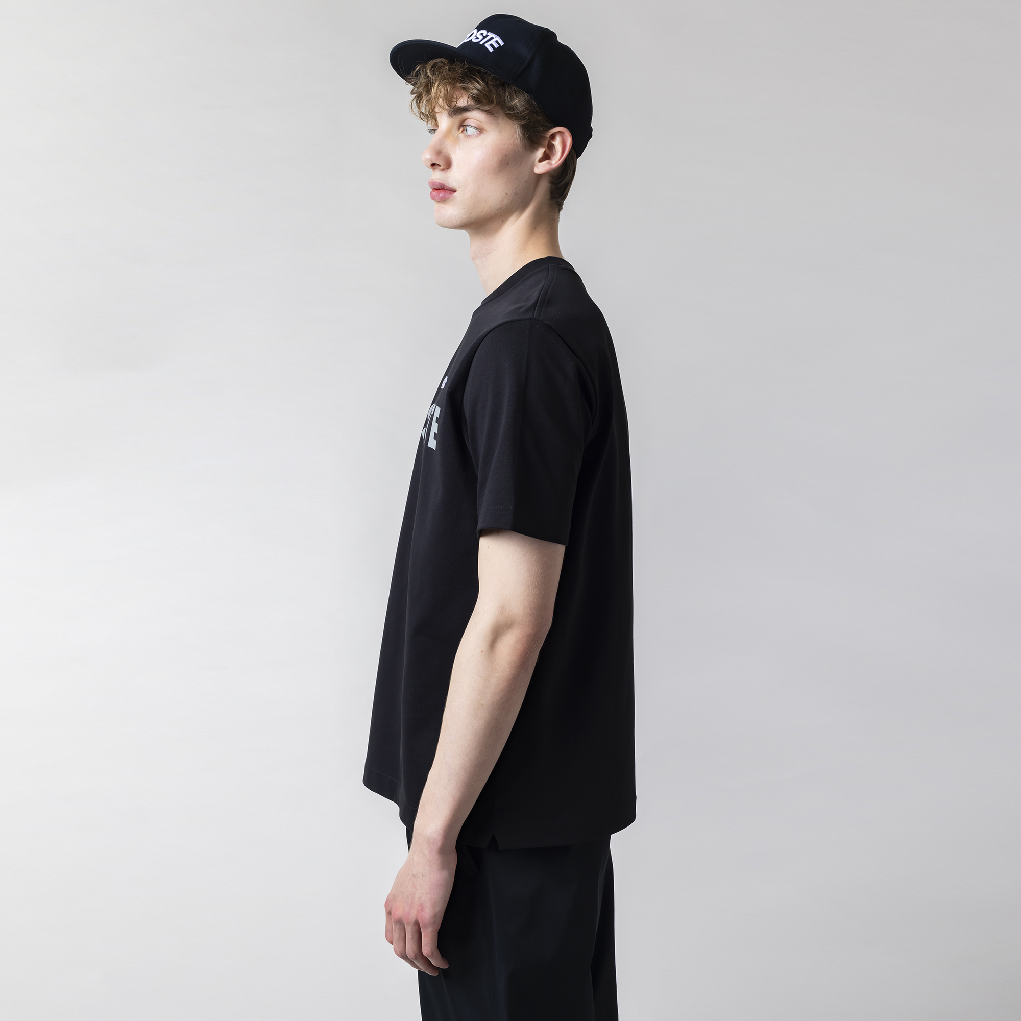 【ラコステ】ヘビーウェイト ブランドネーム ロゴ Tシャツ LACOSTE tシャツ / ヘビーウェイト ブランドネーム ロゴTシャツ