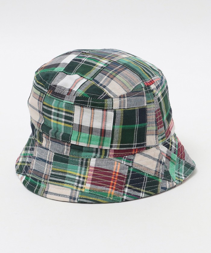WHIMSY Silk Plaid Hat チェック シルク バケットハット WHIMSY Silk Plaid Hat チェック シルク バケットハット メンズ