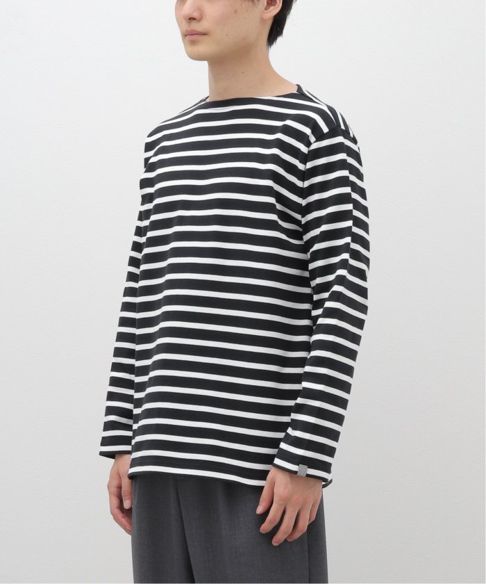 LOOPWHEELER クラシックボーダー 吊り天竺 リラックスフィットTシャツ LOOPWHEELER for LOWERCASE】別注 リラックス ボーダーバスク