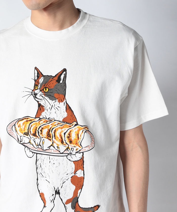 ゴースローキャラバン go slow caravan 391928 USA/C 餃子猫 TEE