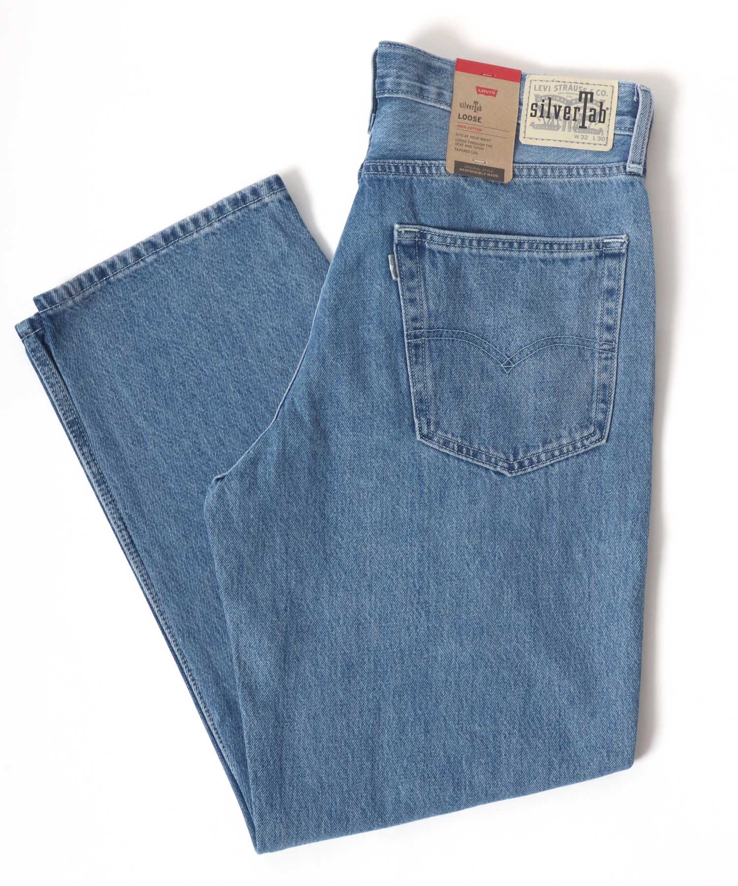 リーバイス 569 LOOSE STRAIGHT バギー シルバータブ クーポン】【Levi's/リーバイス】SilverTab Loose A－3421