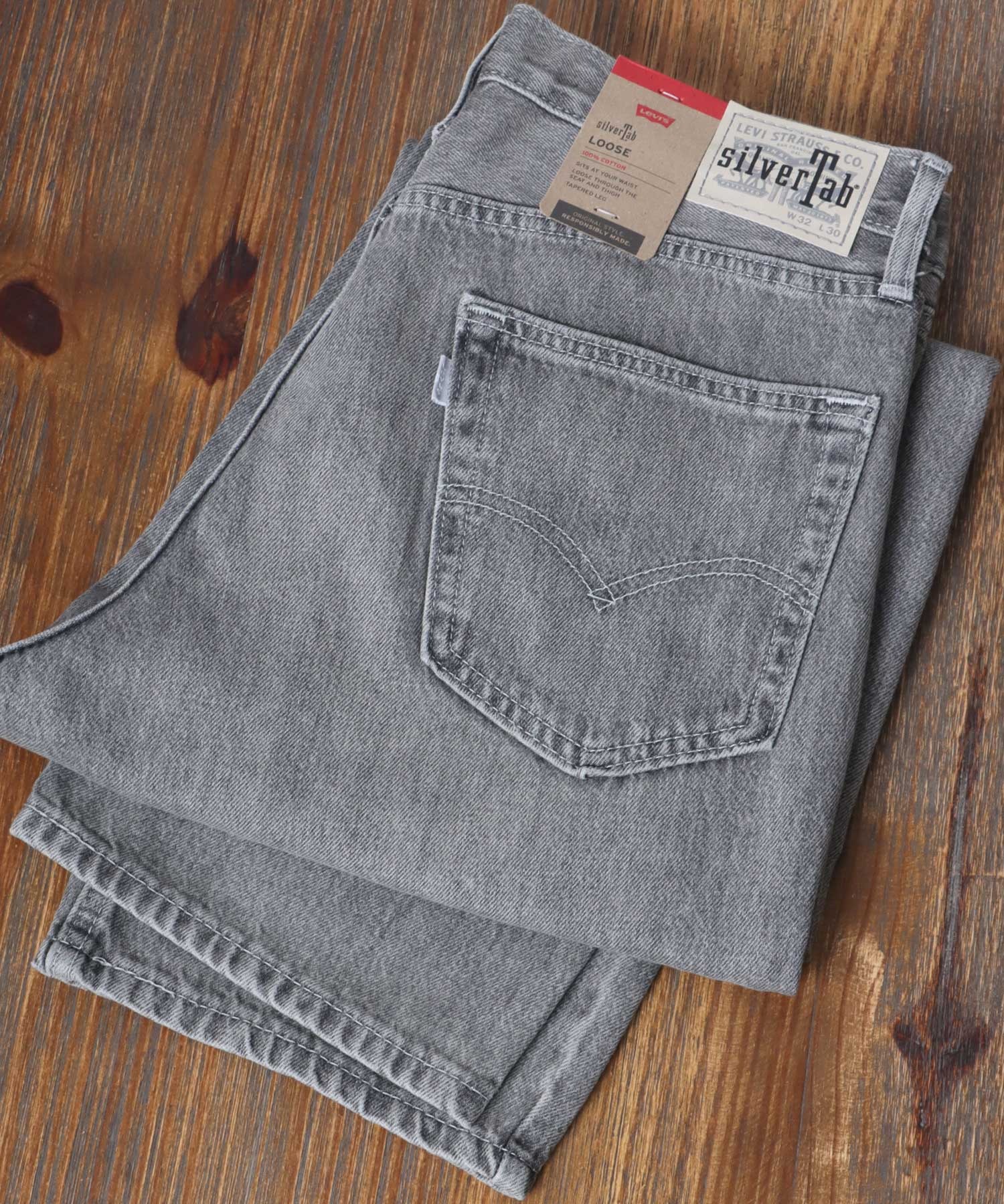 早い者勝ち】LEVI'S LOOSE シルバータブ グリーン デニム | gulatilaw.com