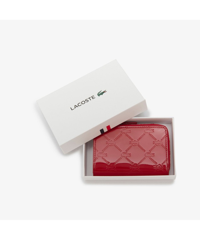ラコステ LACOSTE エナメルレザーキーケース(505249160
