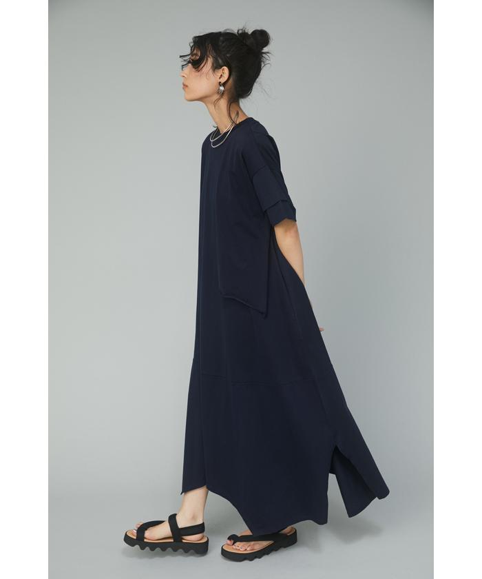 ヘリンドットサイ　Layered dress/レイヤードドレス　Tシャツワンピ Layered dress(505249459) | ヘリンドットサイ(HeRIN.CYE) - d