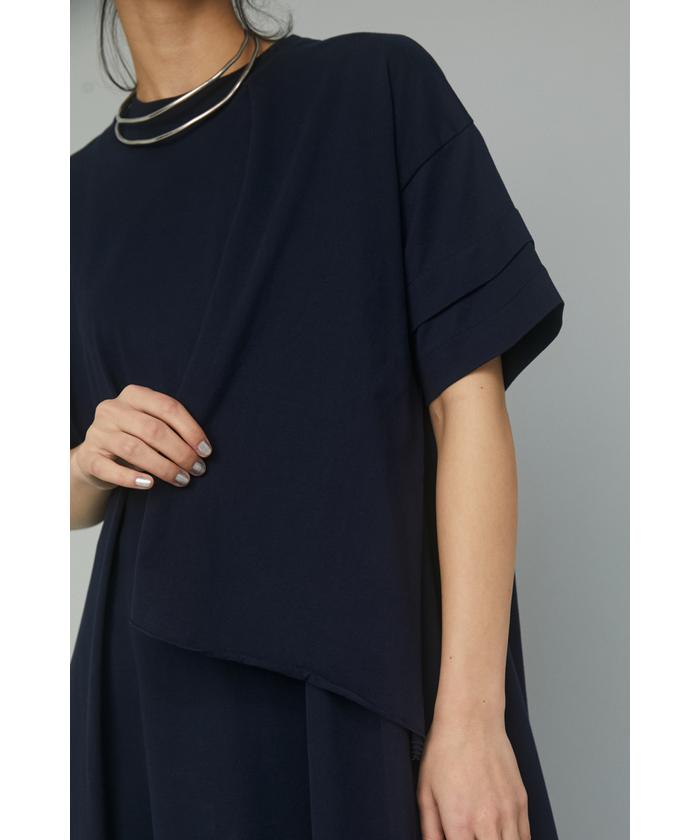 ヘリンドットサイ　Layered dress/レイヤードドレス　Tシャツワンピ セール】Layered dress レイヤードドレス（ワンピース）｜HeRIN