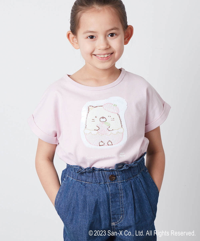 セール 9%OFF】[100－140]すみっコぐらしスパンコールTシャツ