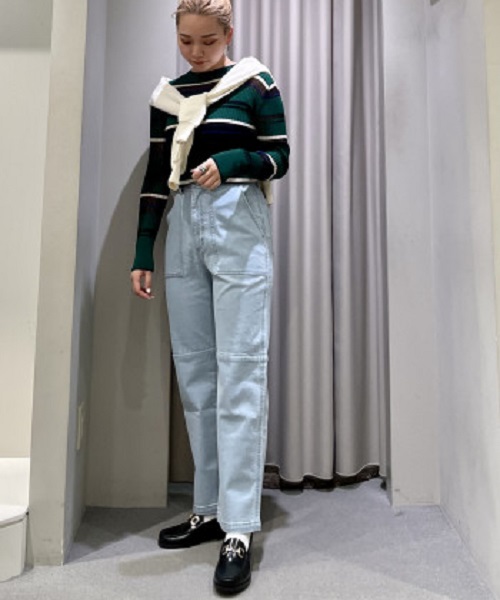 ニット セーター シアースムースボーダー ニット レディース シアーボーダーニット｜J'aDoRe JUN ONLINE OUTLET｜ジャドール