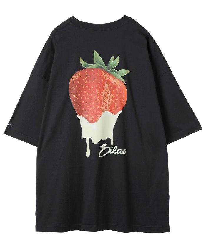 STRAWBERRY PRINT WIDE S/S TEE(505241746) | SILAS(SILAS) - d fashion