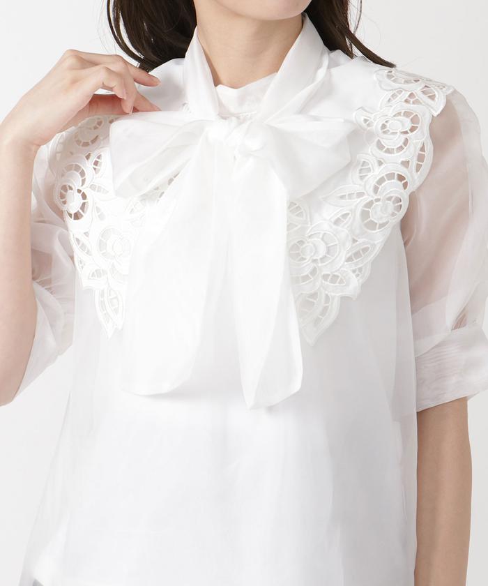 WILLSELECTION - WILLSELECTION♡刺繍ブラウス セール 30%OFF】刺繍襟ブラウス(5分袖)(505255338) | ウィル