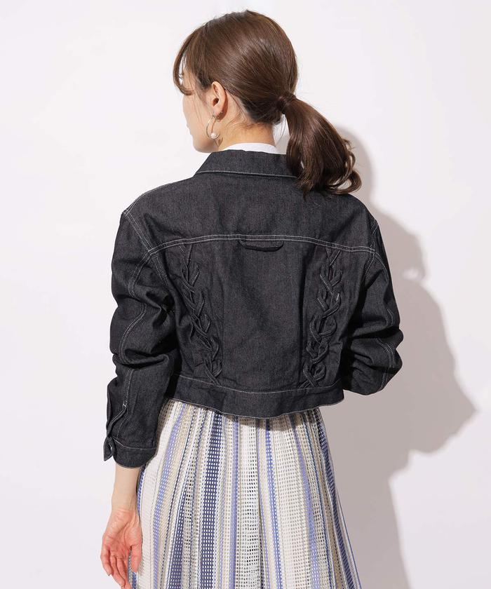 バックレースアップデニムジャンパー♡新品タグ付き Lee ジーンズ デニム デニムパンツ 「SHIPS any別注」Lee