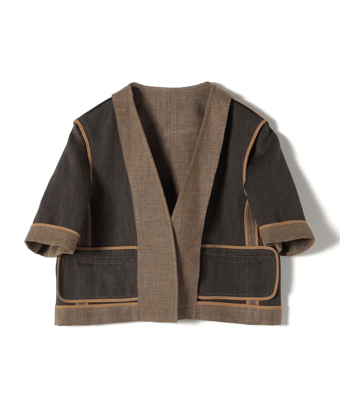 クーポン】【セール 40%OFF】MANTECO 麻混 半袖 ショート