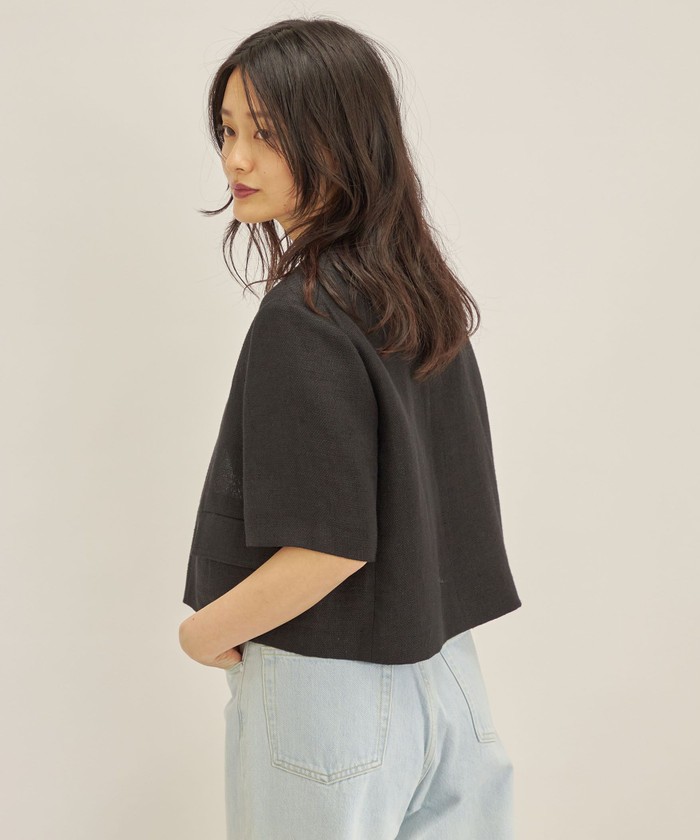 クーポン】【セール 40%OFF】MANTECO 麻混 半袖 ショート