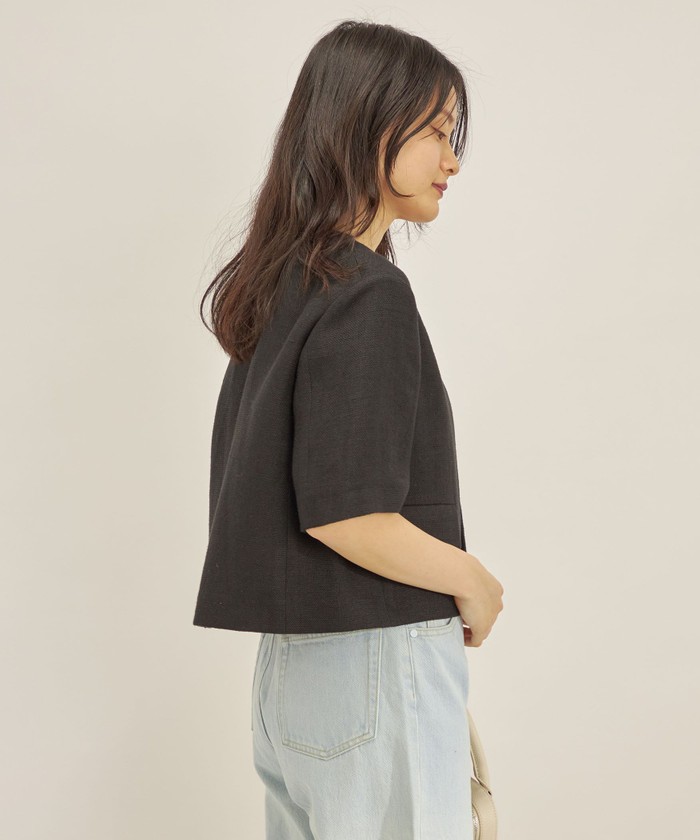 クーポン】【セール 40%OFF】MANTECO 麻混 半袖 ショート