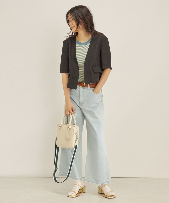 クーポン】【セール 40%OFF】MANTECO 麻混 半袖 ショート