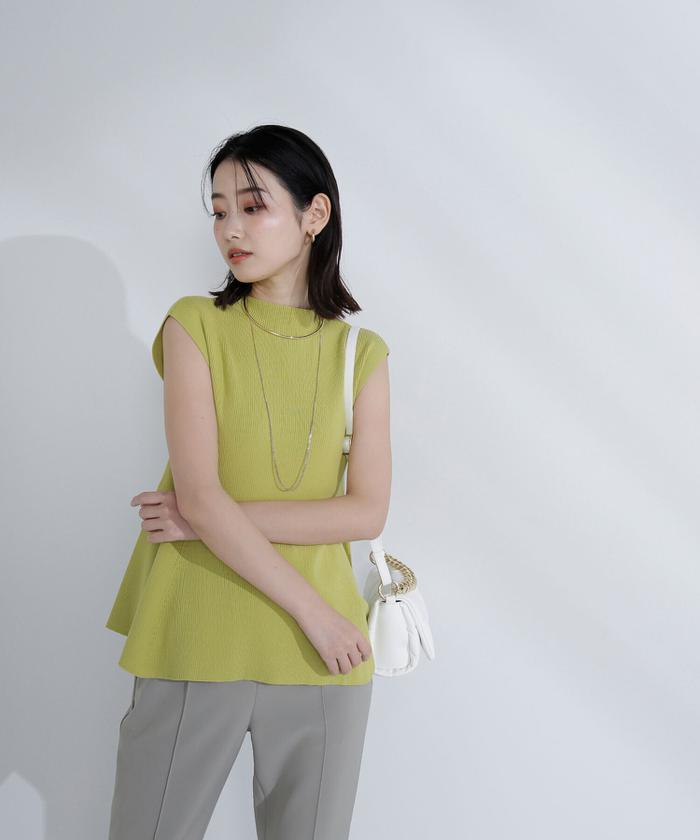 セール】｜Oggi6月号掲載｜ペプラムフォルムニット(505227950