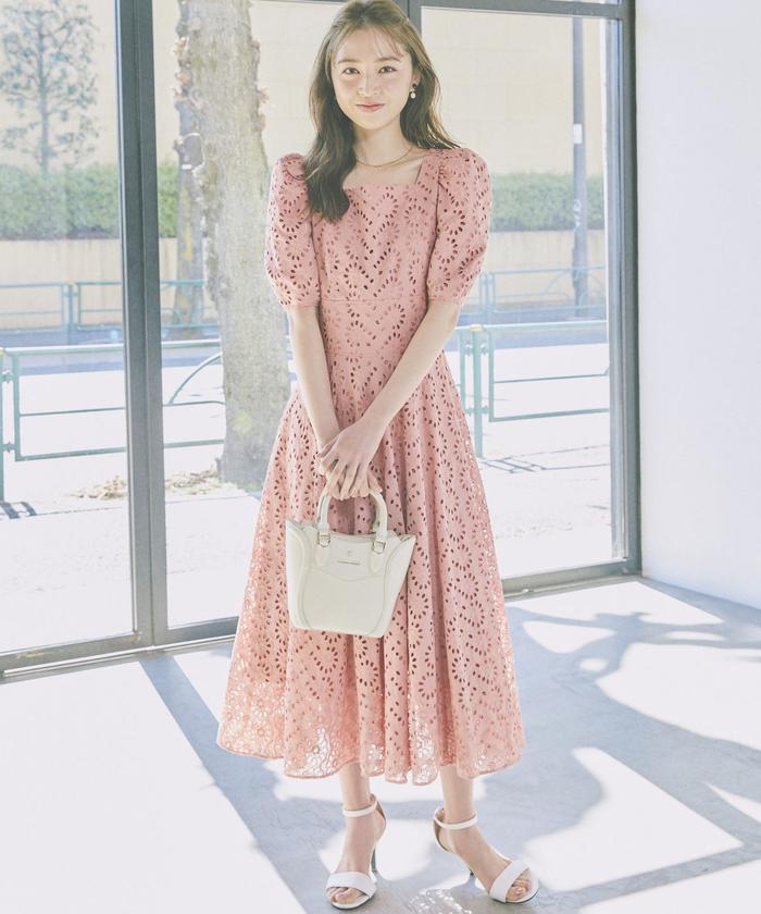 セール 40%OFF】カットワークレースワンピース(505258245