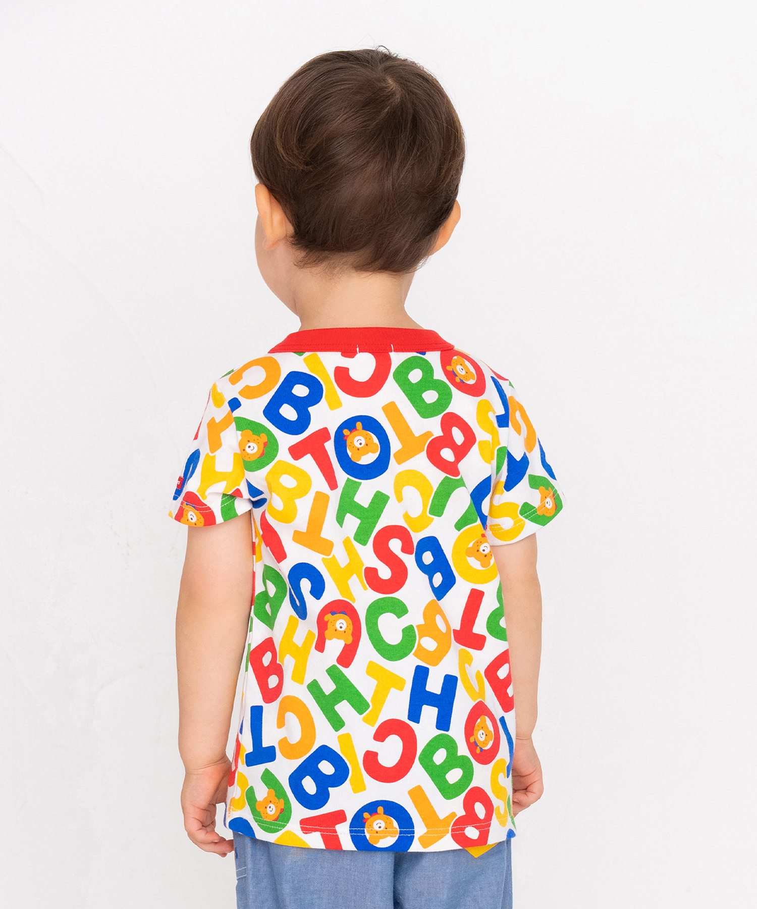 ビーンズ総柄半袖Tシャツ(505220766) | ミキハウス