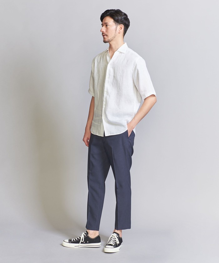 WEB限定 WARDROBE SMART】 Reflax スキニー クロップドパンツ