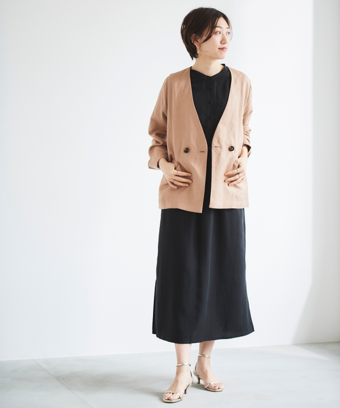 タンブラーブッチャーハーフスリーブジャケット(505133417) | ルクール