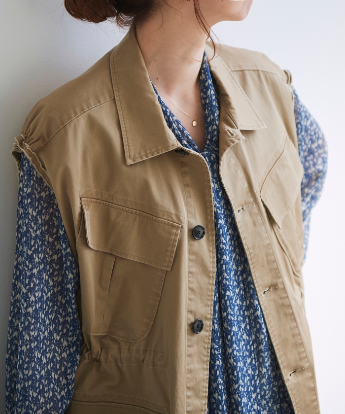 セール 20%OFF】MAISON MAVERICK フィールドベスト(505133428