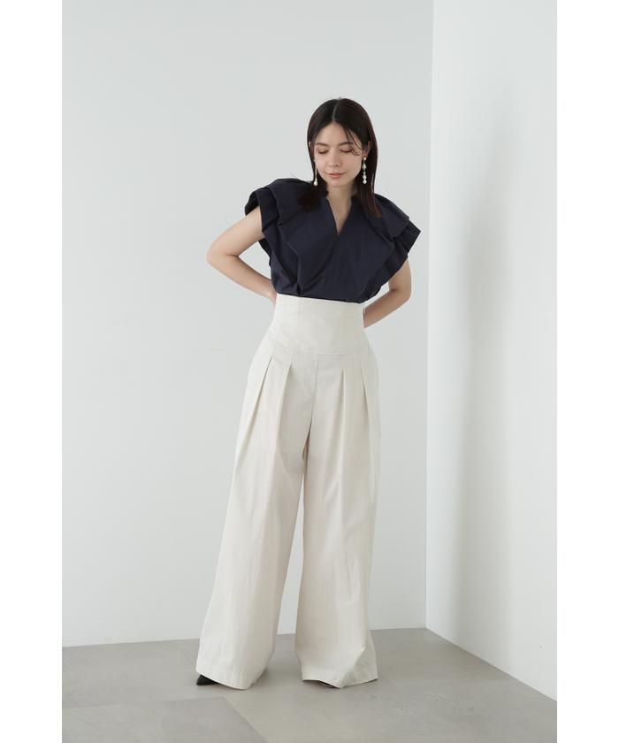 セール 50%OFF】◇タフタフリルブラウス(505177726) | ジル