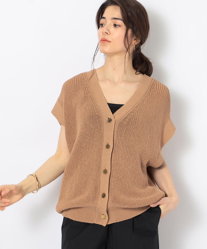 美品 NOLLEYS ノーリーズ ウォッシャブルペーパーヤーン前後2WAYベスト セール 20%OFF】ウォッシャブルペーパーヤーン2WAYベスト