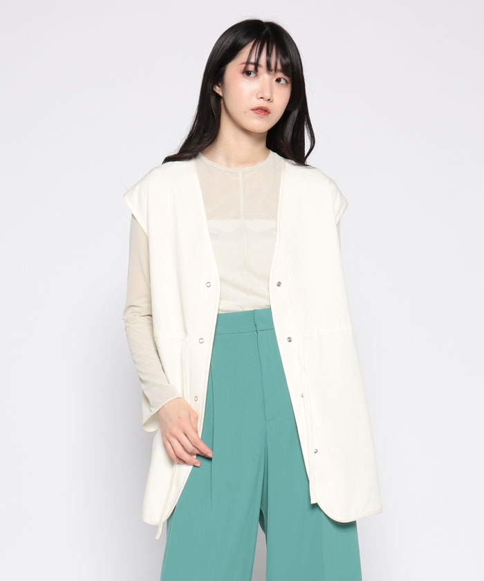 人気商品は LOUNIE 前後2wayジレブラウス38 トップス