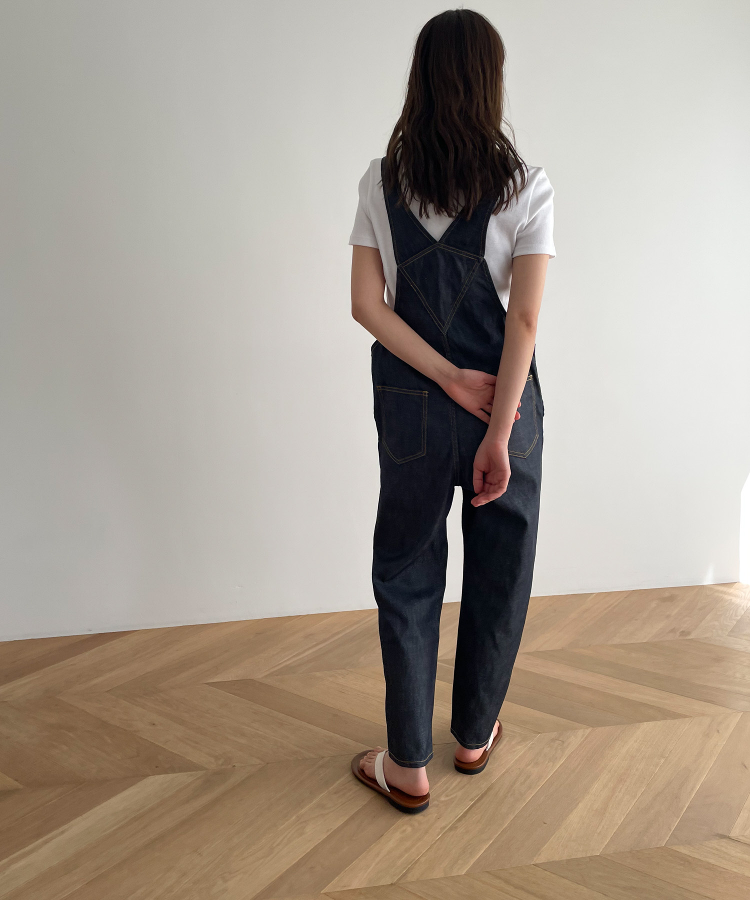 キャナルジーン CANAL JEAN arc×YAーYAテーパードオーバーオール