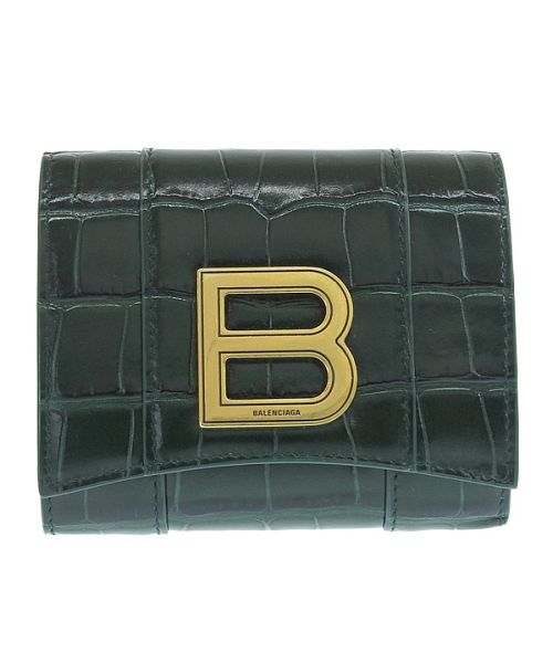 クーポン】BALENCIAGA バレンシアガ B. HOURGLASS MINI 三つ折り