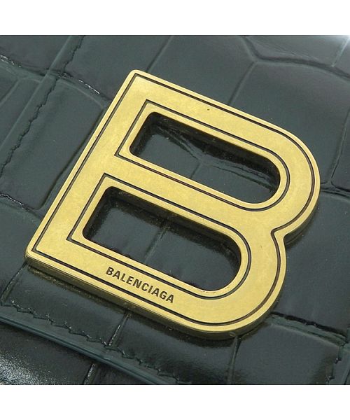 クーポン】BALENCIAGA バレンシアガ B. HOURGLASS MINI 三つ折り