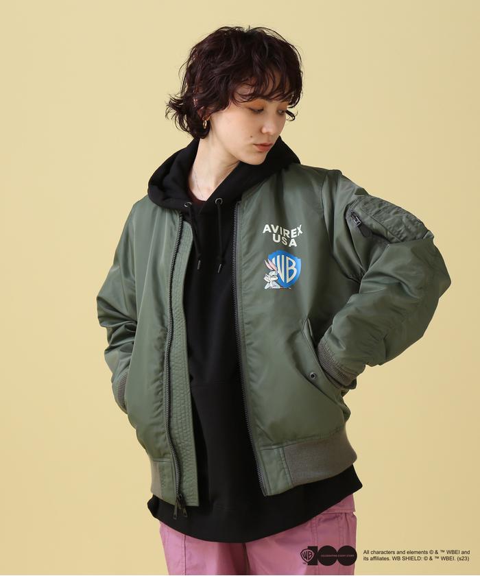 WB/AVIREX》LOONEY TUNES COLLECTION LIGHT MA-1 JACKET WB/AVIREX》LOONEY TUNES COLLECTION LIGHT MA-1 JACKET