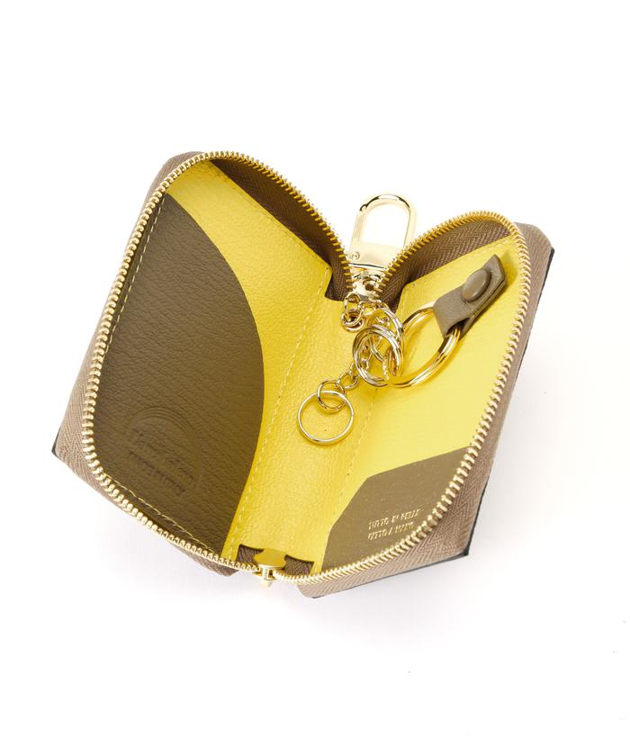 ラルコバレーノ スマートWキーケース レディース メンズ GRAY*YELLOW スマートWキーケース GRAY*YELLOW | ラルコバレーノ公式通販
