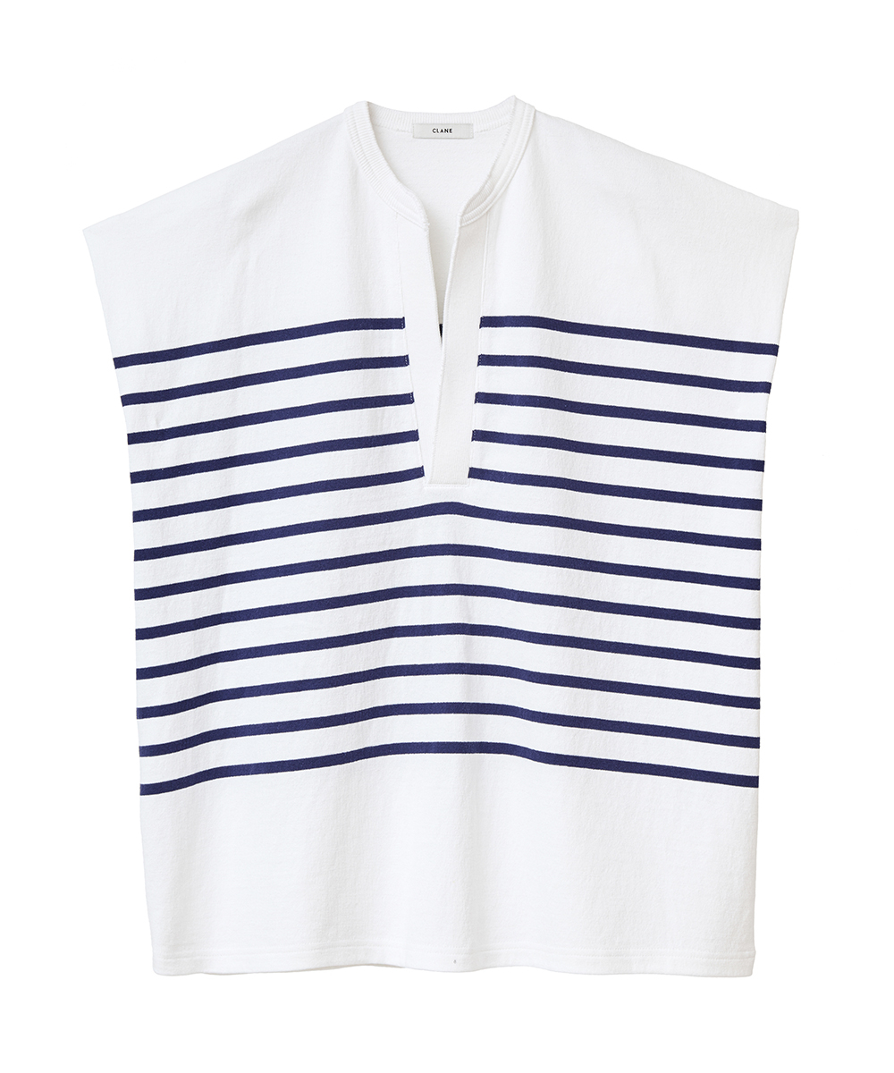 2024セール N/S NECK HENLEY セール】WIDE BORDER クラネ | TOPS(505233400) カットソー(長袖/七分)