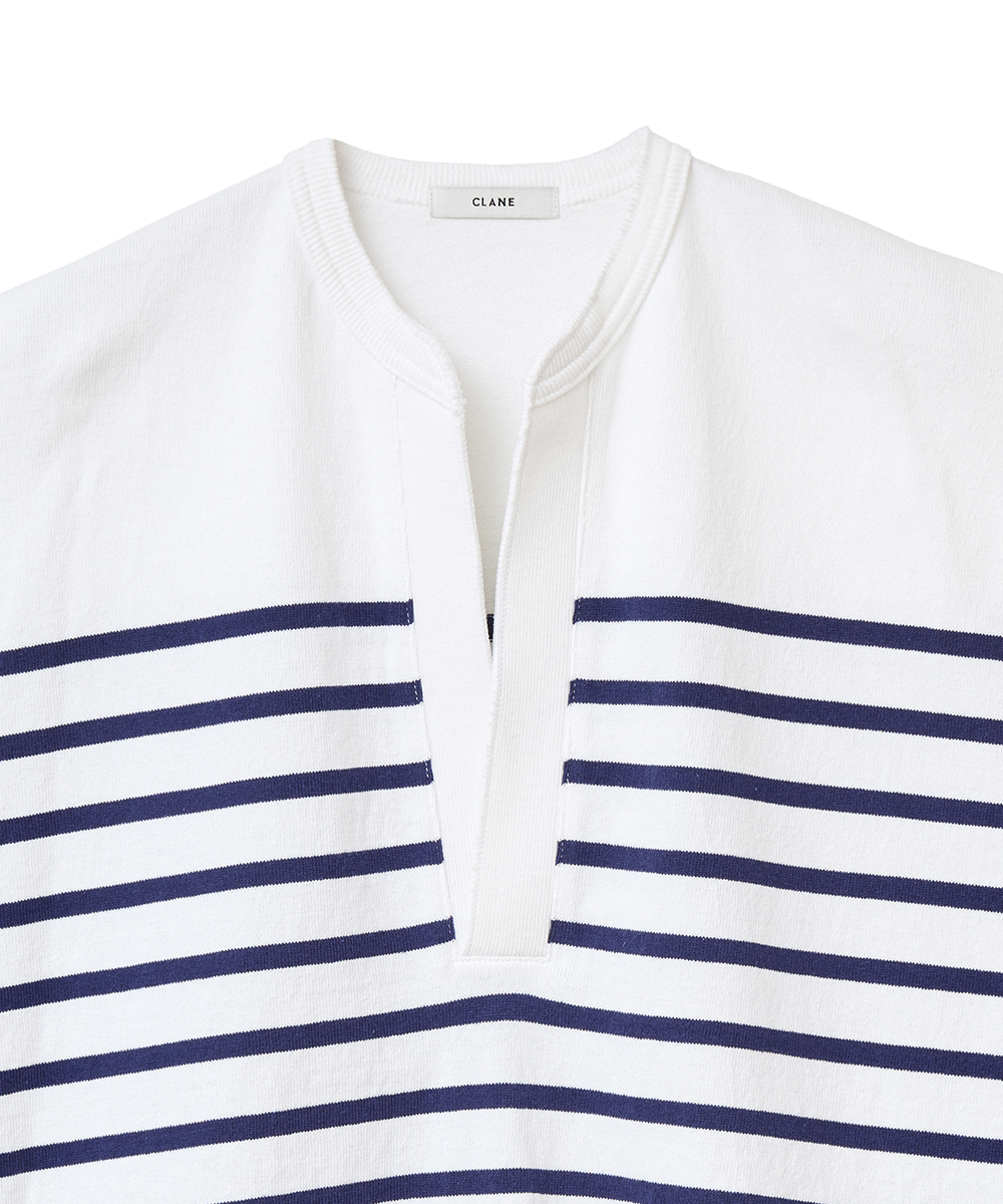 セール】WIDE HENLEY NECK N/S BORDER TOPS(505233400) | クラネ セール】WIDE HENLEY NECK N/S BORDER TOPS(505233400) | クラネ