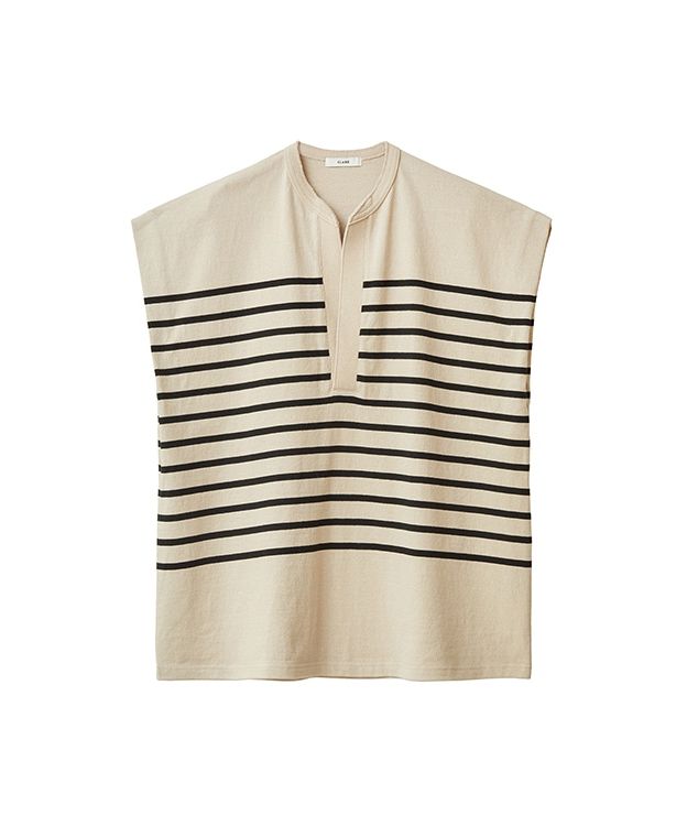 新品　 【CLANE/クラネ】WIDE N/S BORDERカットソー CLANE(クラネ) WIDE HENLEY NECK N/S BORDER TOPS | サウス