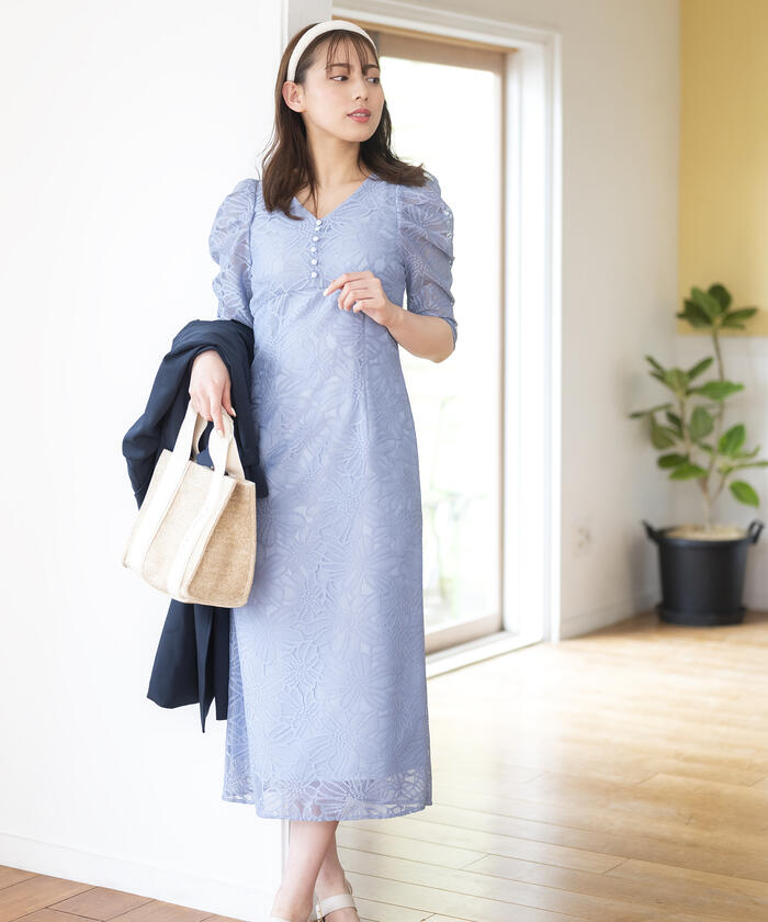 ★boohoo★ メッシュ シャーリング ミディ フィット ワンピース ☆boohoo☆ メッシュ シャーリング ミディ フィット ワンピース