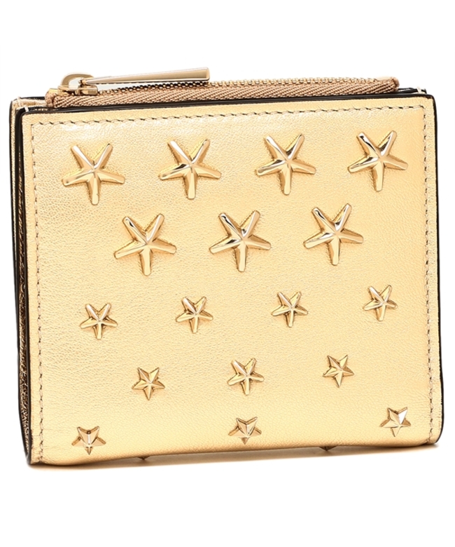 ジミーチュウ Jimmy Choo HANNE 二つ折り財布 JIMMY CHOO ジミーチュウ 2つ折り財布 小銭入れ付き/HANNI