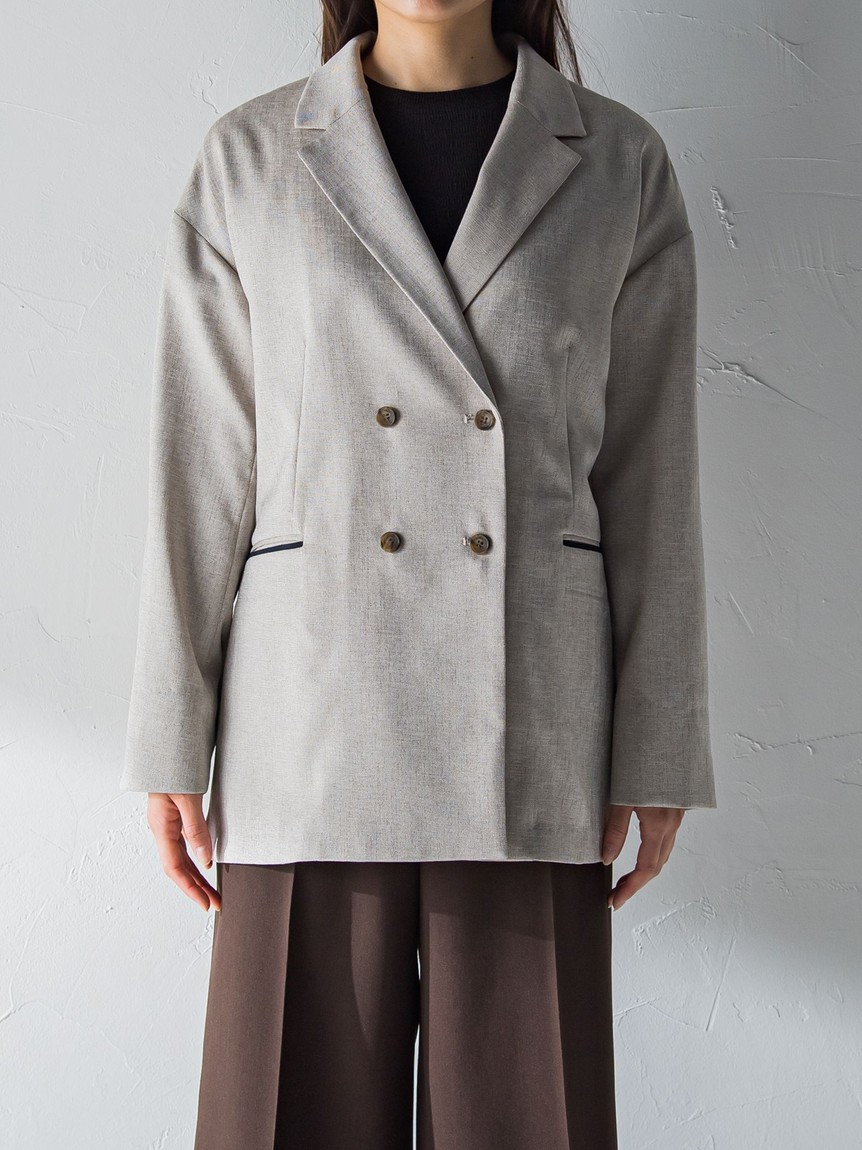 MAYSON GREY メイソングレイ テーラードジャケット サイズ1 ブラック MAYSON GREY ベルト装飾ジャケット ブラック サイズ2 タグ付き