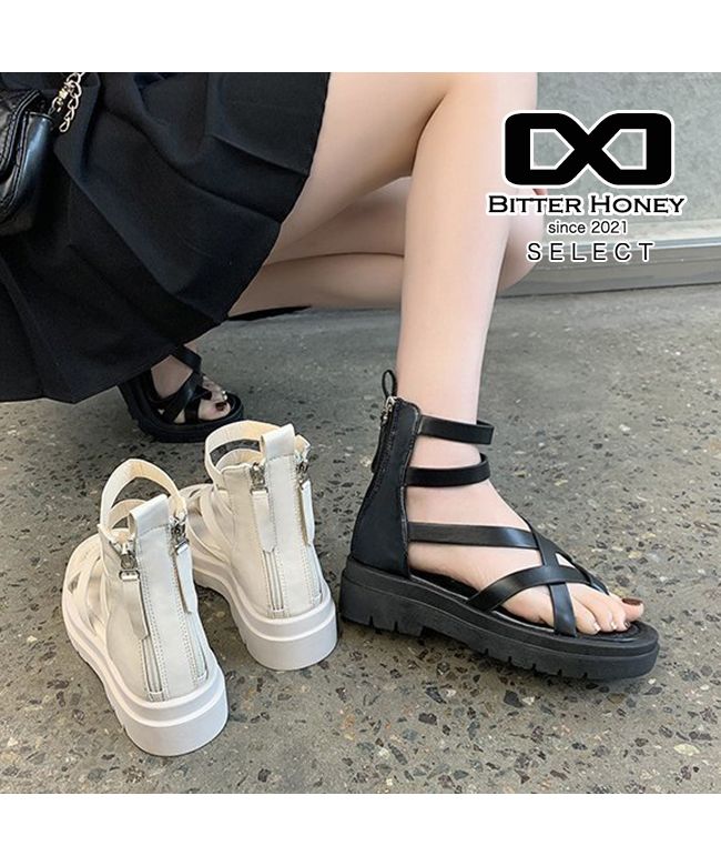 正規店買付【DOLCE & GABBANA】ブラック サンダル Multicolorのメンズ ソルト＆ペパー ファブリック サンダル