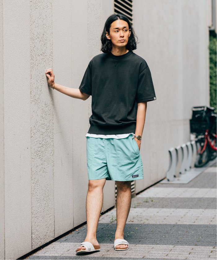 アパルトモン LOOPWHEELER × LOWERCASE　半袖スウェット　灰 LOOPWHEELER/ループウィラー】 Half Sleeve Sweat（スウェット