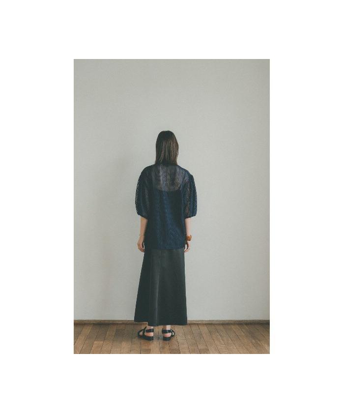 ライフワーク レディース) ピグメント ベイローレル ワンピース CLANE/クラネ/STRIPE LACE LAYERED ONE PIECE/ストライプレース