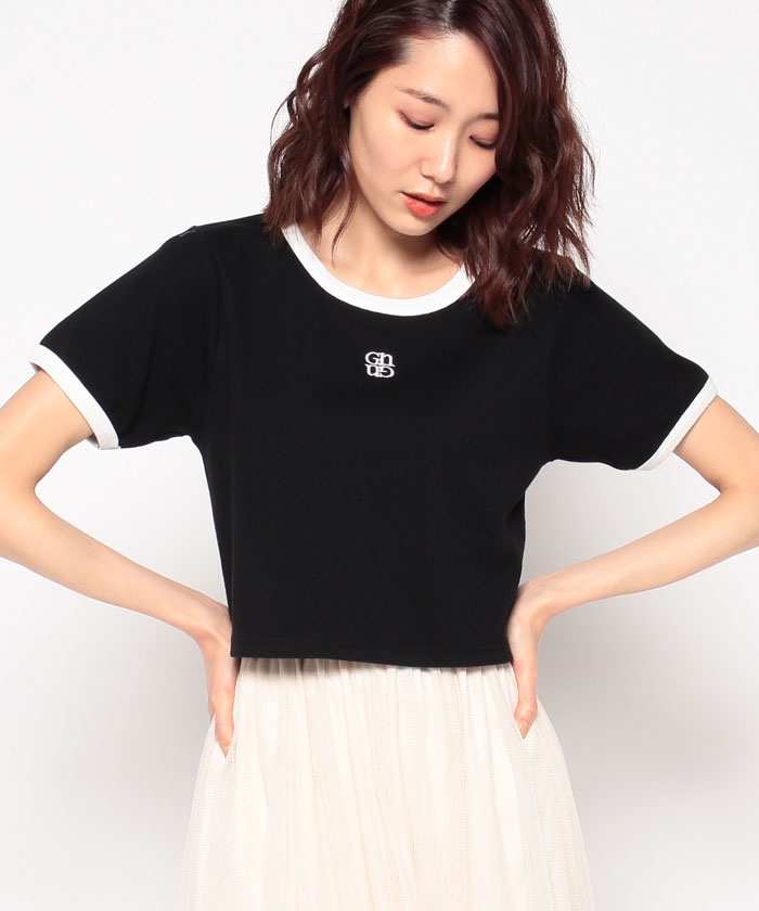 胸刺繍ロゴリンガーリブT(505258428) | イング(INGNI) - d fashion