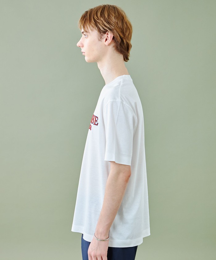 セール】【WEB限定】アンチソークトロゴエンブロイダリーTシャツ